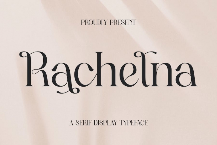 Rachelna A Serif Display Typeface Font Download