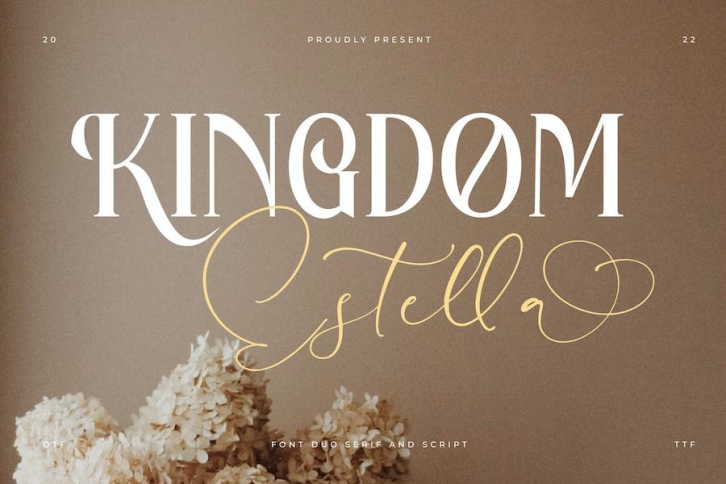Kingdom Estella Font Duo Font Download
