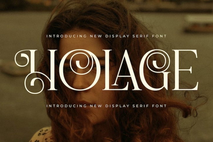 Holage New Display Serif Font Font Download