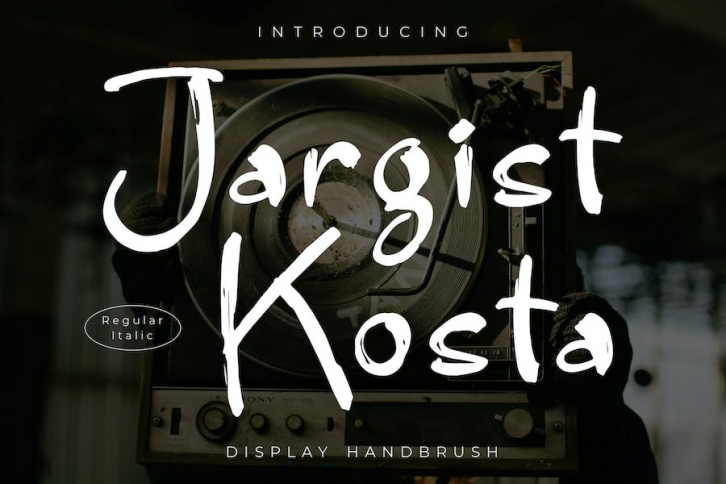 Jargist Kosta Display Handbrush Font Download