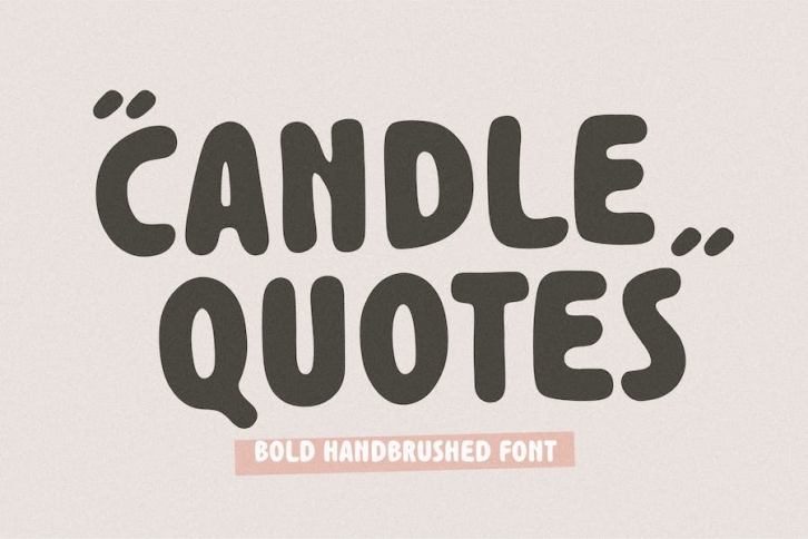 Candle Quotes Handwriting Font Font Download