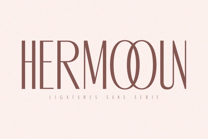 Hermooun Ligatures Sans Serif Font Font Download