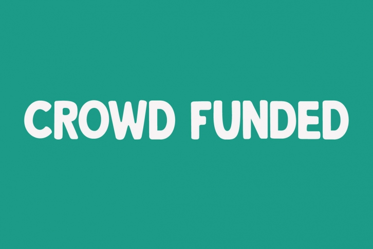 Crowd Funded Font Download