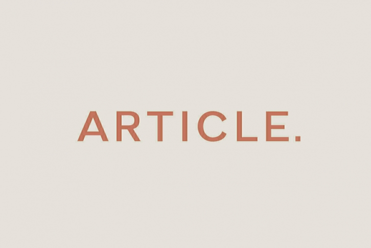 Article Font Download