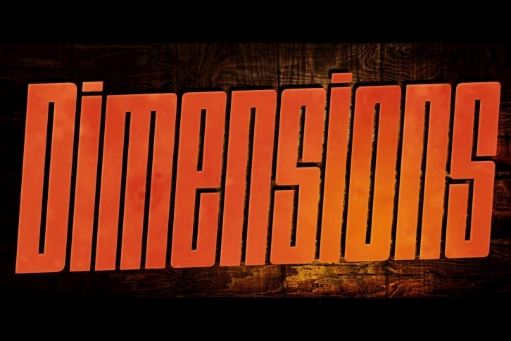 Dimensions Font Download