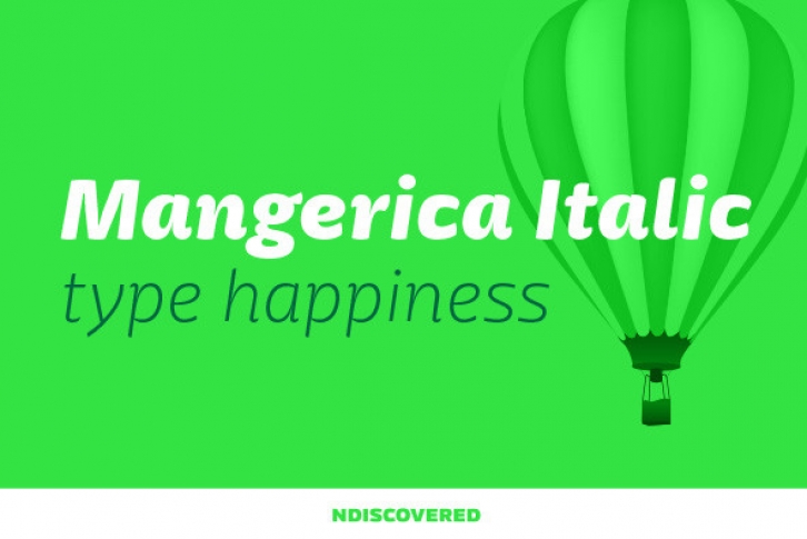 Mangerica Italic Font Download