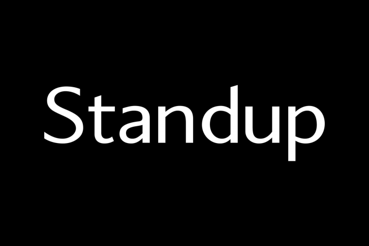 Standup Font Download