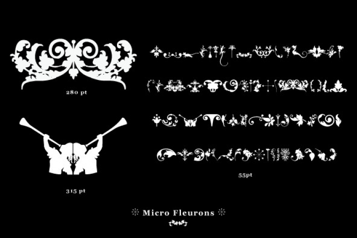 Micro Fleurons Font Download