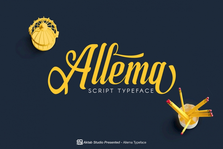 Allema Script Font Download