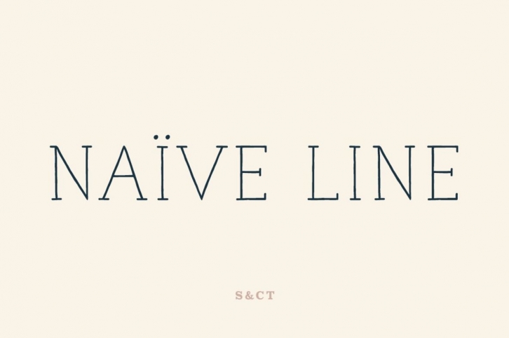 Naive Line Font Download