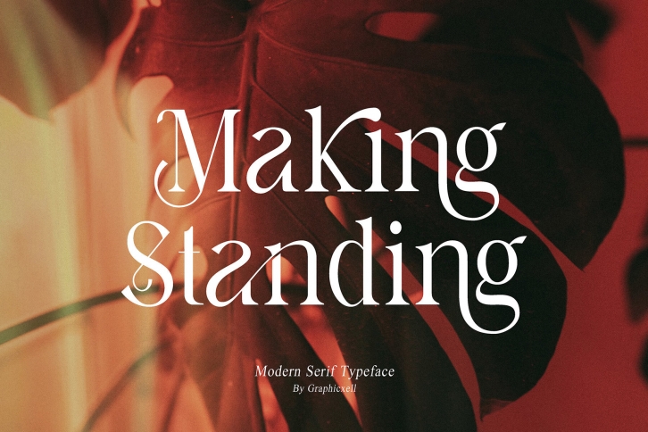 Making Standing Font Download