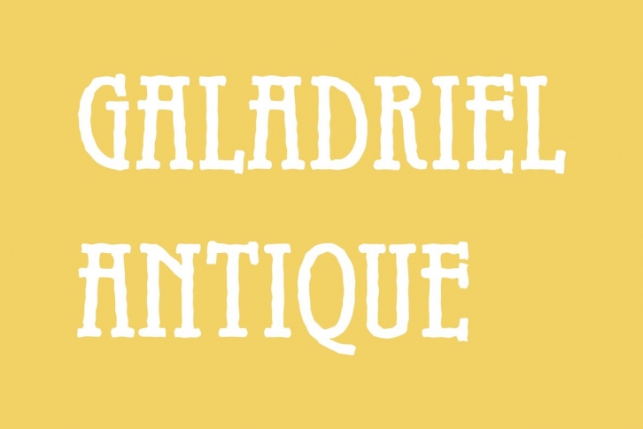 Galadriel Antique Font Download