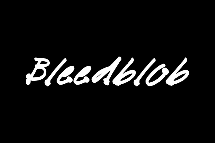 Bleedblob Font Download