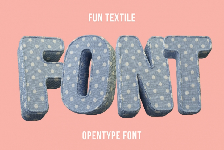 Fun Textile SVG Font Download