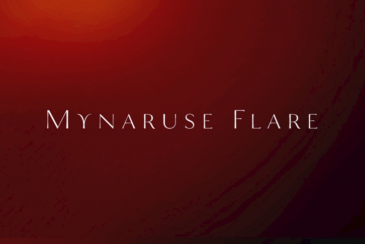 Mynaruse Flare Font Download