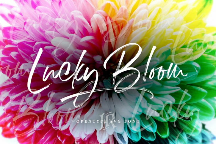 Lucky Bloom SVG Font Download