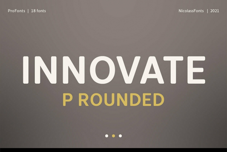 Innovate P Rounded Font Download