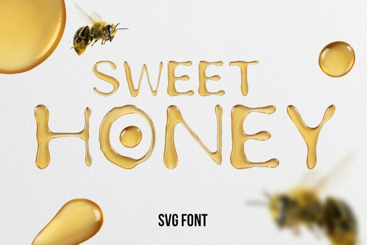 Sweet Honey SVG Font Download