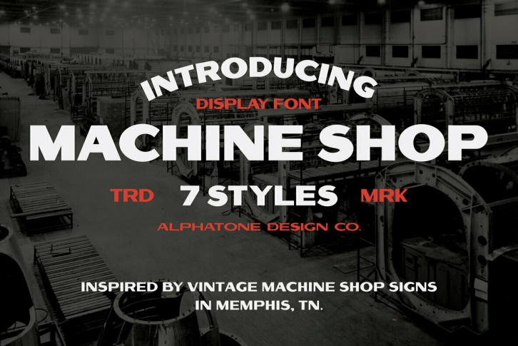 Machine Shop Font Download