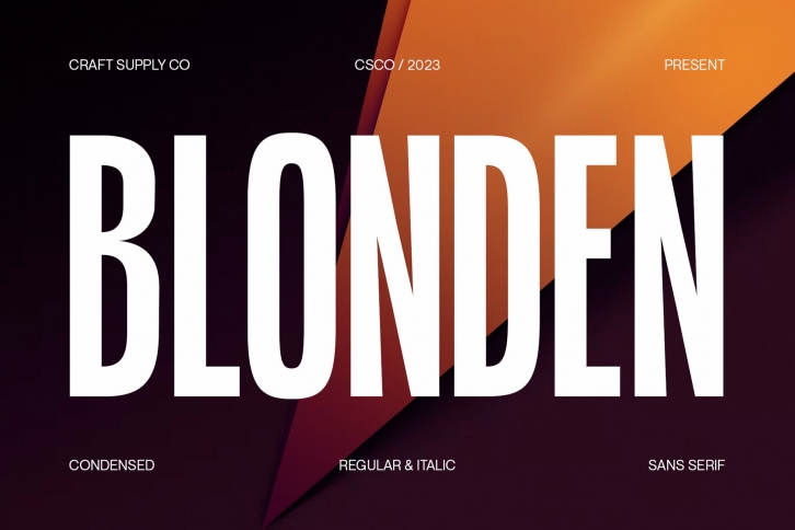 Blonden Font Download