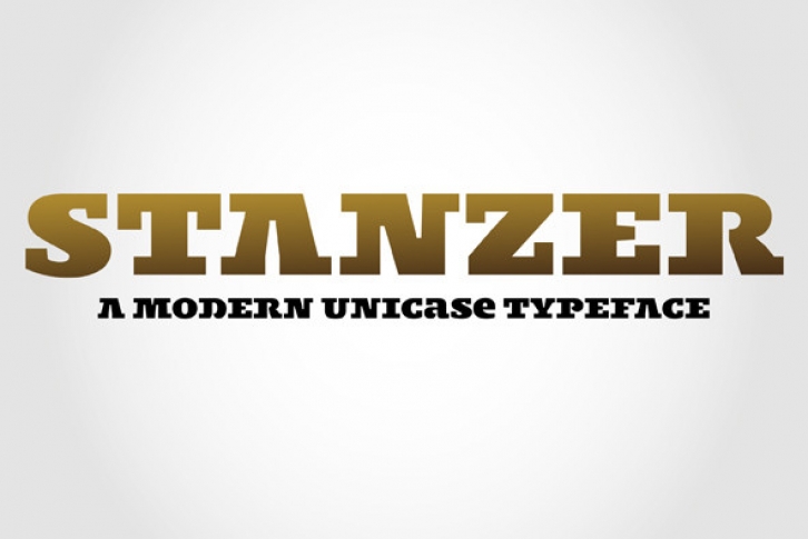 Stanzer Slab Font Download