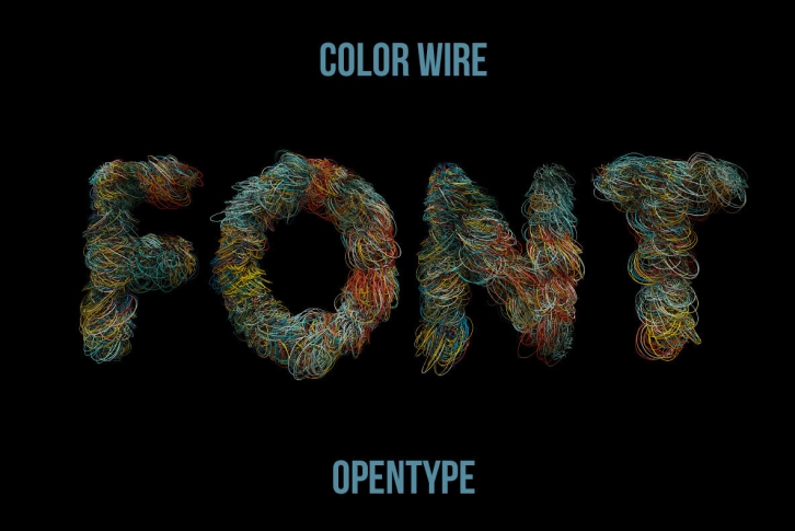 Color Wire Font Download