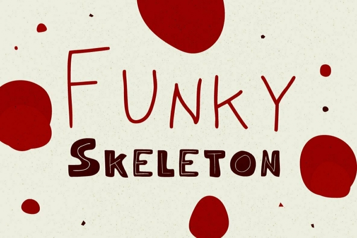 Funky Skeleton Font Download