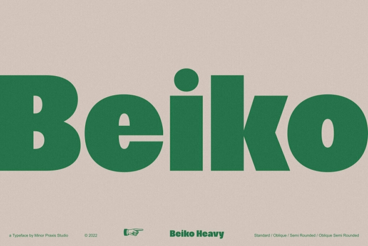 Beiko Heavy Font Download