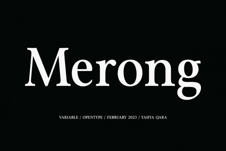 Merong Font Download