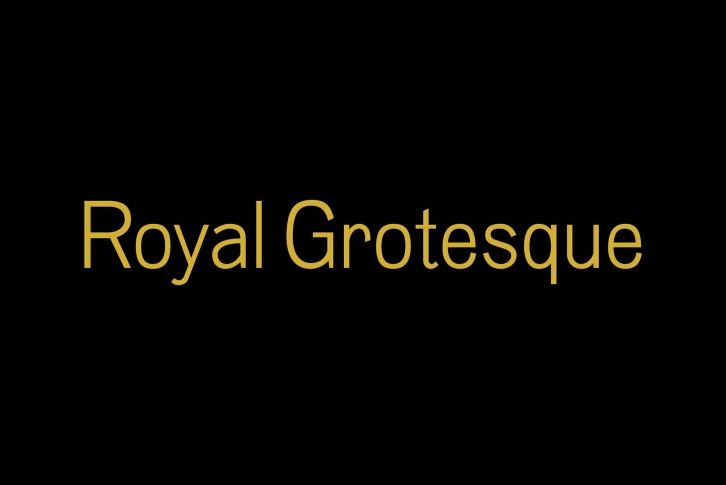 Royal Grotesque Font Download