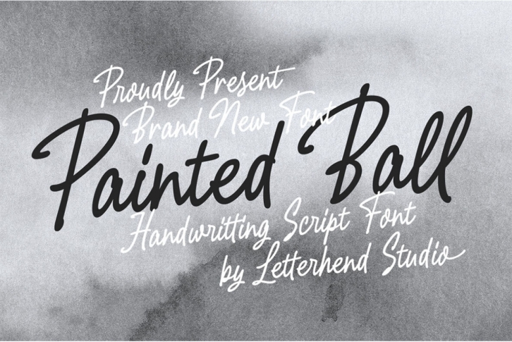 Painted Ball Font Download