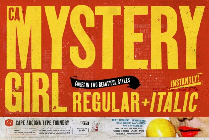 CA Mystery Girl Font Download