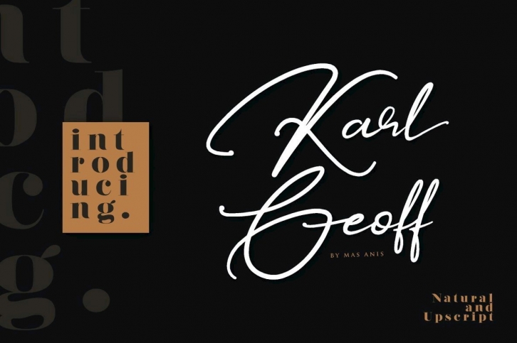 Karl Geoff Font Download