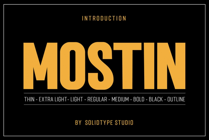 Mostin Font Download