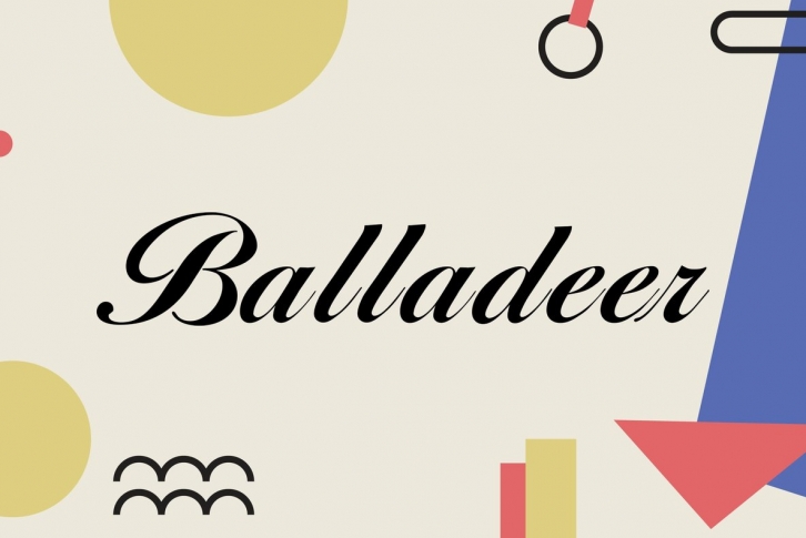 Balladeer Font Download