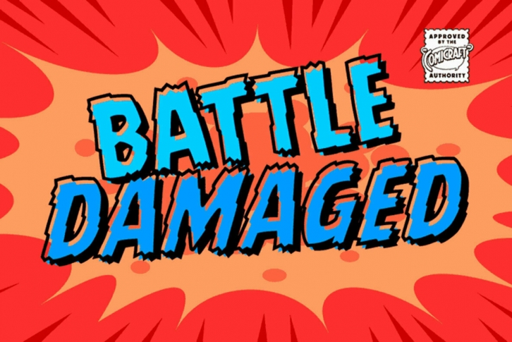 Battle Damaged Font Download