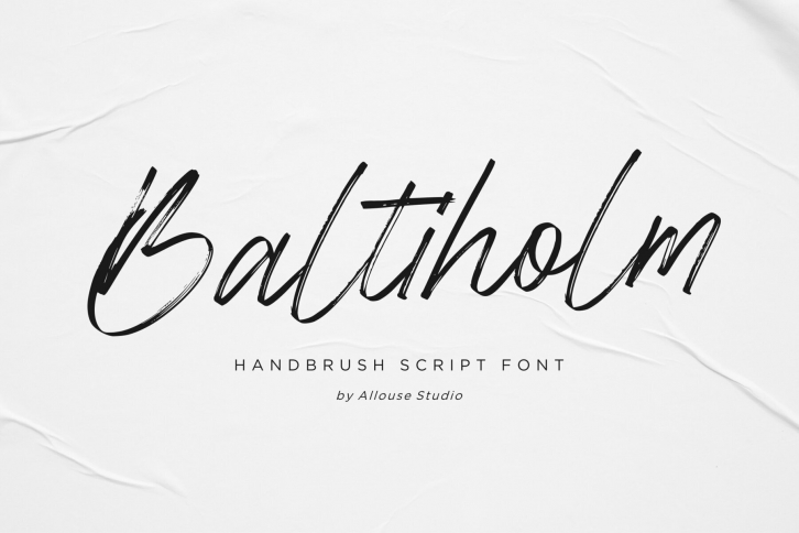 Baltiholm Font Download