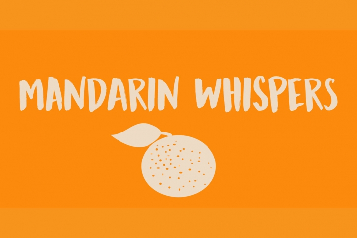 Mandarin Whispers Font Download