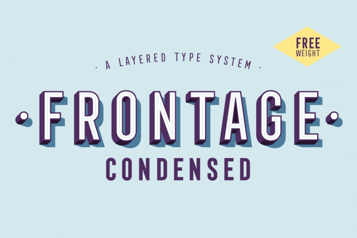 Frontage Condensed Font Download