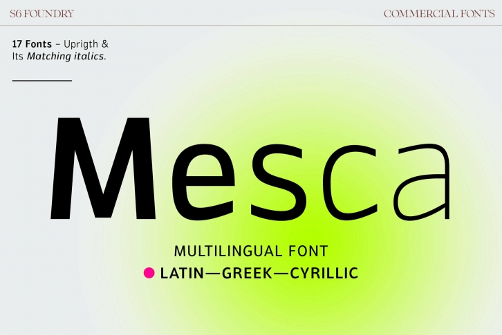 Mesca Font Download