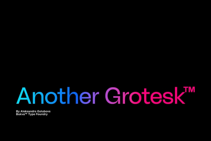 Another Grotesk Font Download