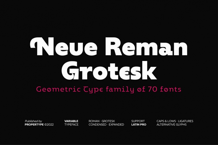 Neue Reman Grotesk Font Download