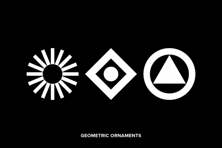 Geometric Ornaments Font Download