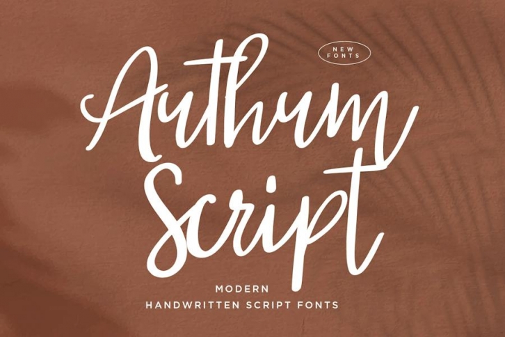 Authum Script - Handwritten Script fonts Font Download