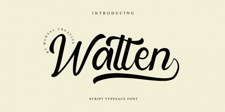 Watten Font Download