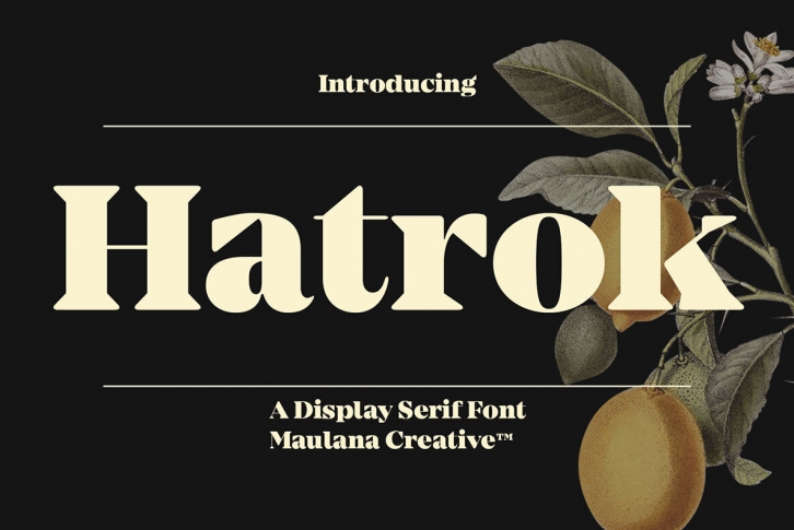 Hatrok Font Download