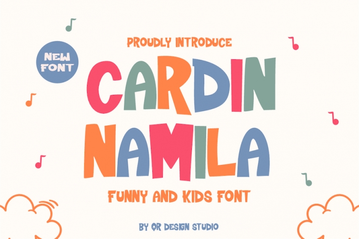 Cardin Namila - Comic Font Font Download