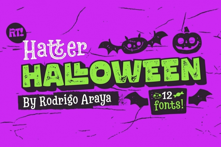 Hatter Halloween Font Download