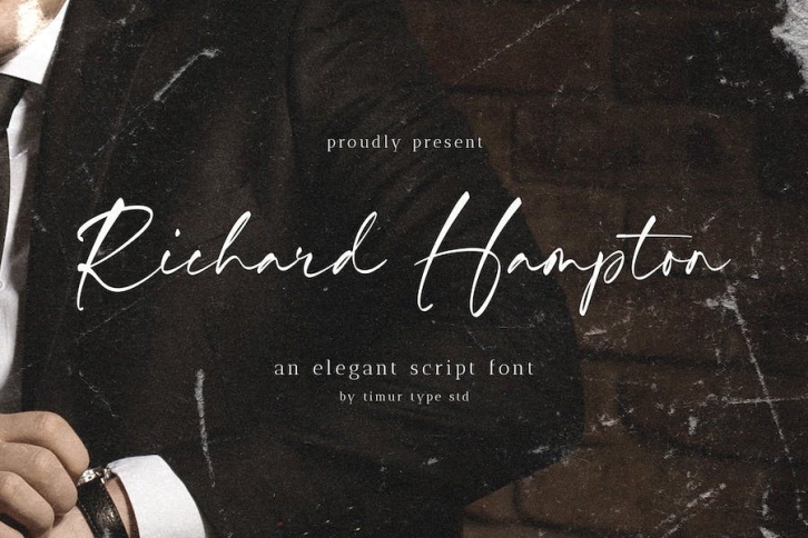 Richard Hampton - Elegant Script TT Font Download