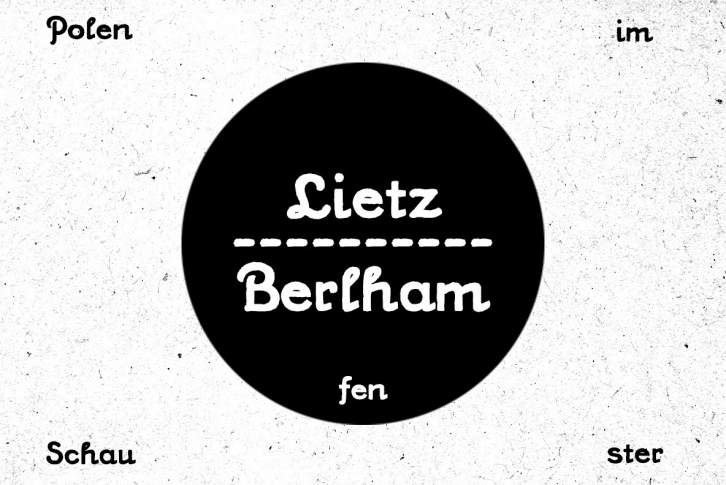 PiS Lietz Berlham Font Download